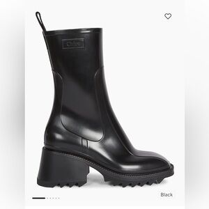 Chloe Betty Rain Boots size 8.5/39